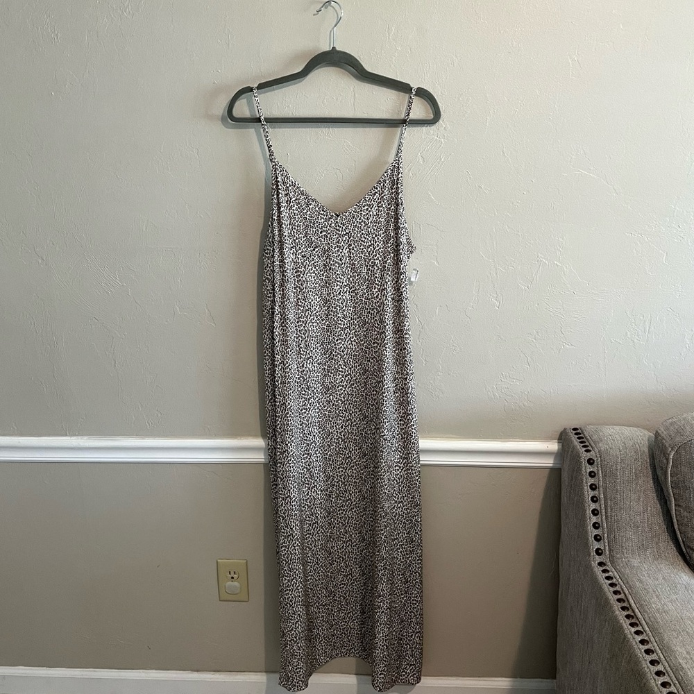 Jenni Kayne Leopard Slip Dress Size XL - Picture 3 of 8